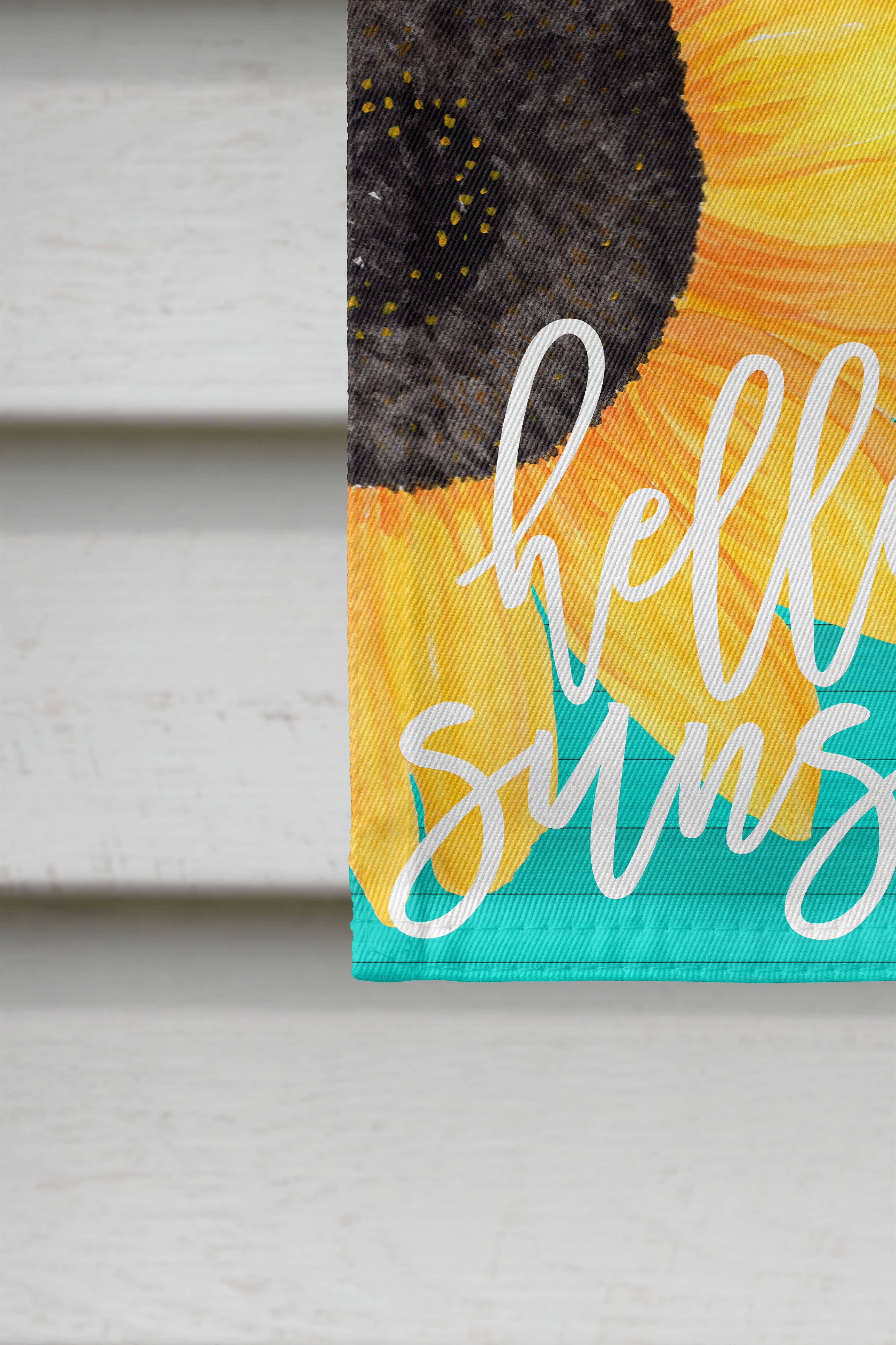 The Spotted Zebras - Wholesale Flag - House Flag (28"x40") - Hello Sunshine Green2