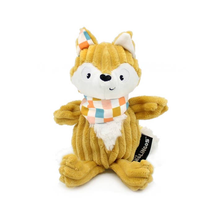 Les Déglingos, France - Wholesale Stuffed/Plush Toy - Kids & Baby - LES DEGLINGOS SMALL SIMPLY PLUSH + GIFT BOX CYRANOS THE FOX1