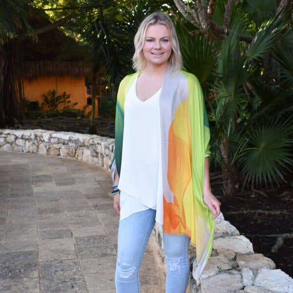 Dupatta Designs - Wholesale Scarf - Women's - Oracle Abstract Modal Scarf3