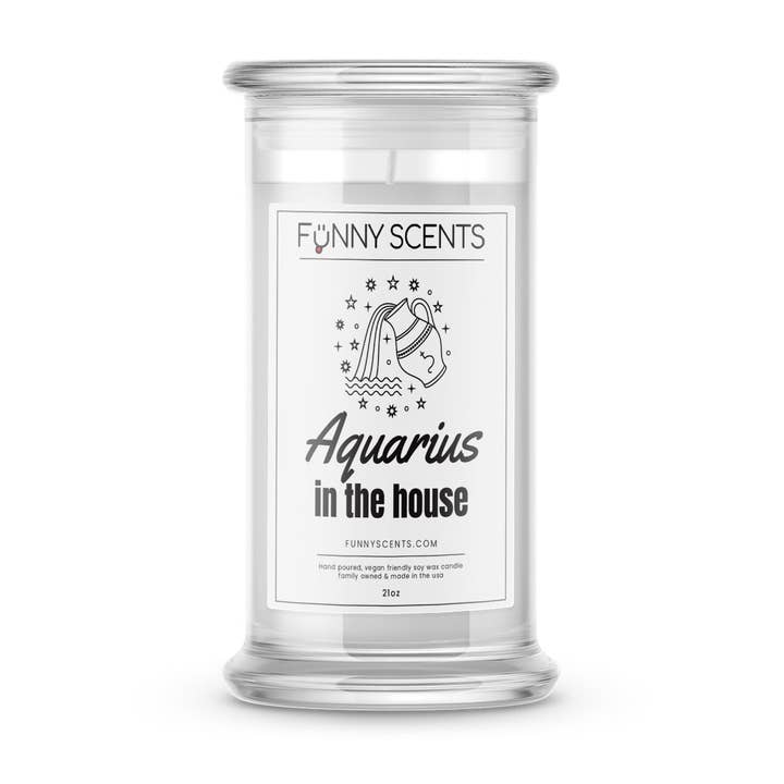 Vattumannen I Huset Roliga Ljus för wholesale av JewelryCandles.com