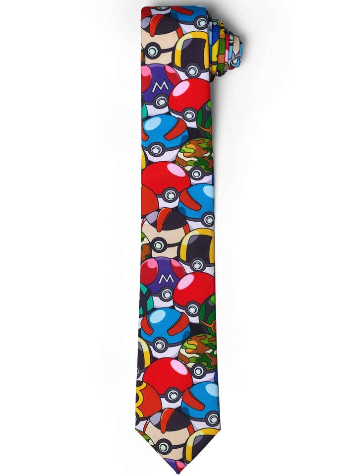 Pokémon™ Tie - Pokeball for wholesale by Oppo Merchandise Group B.V.