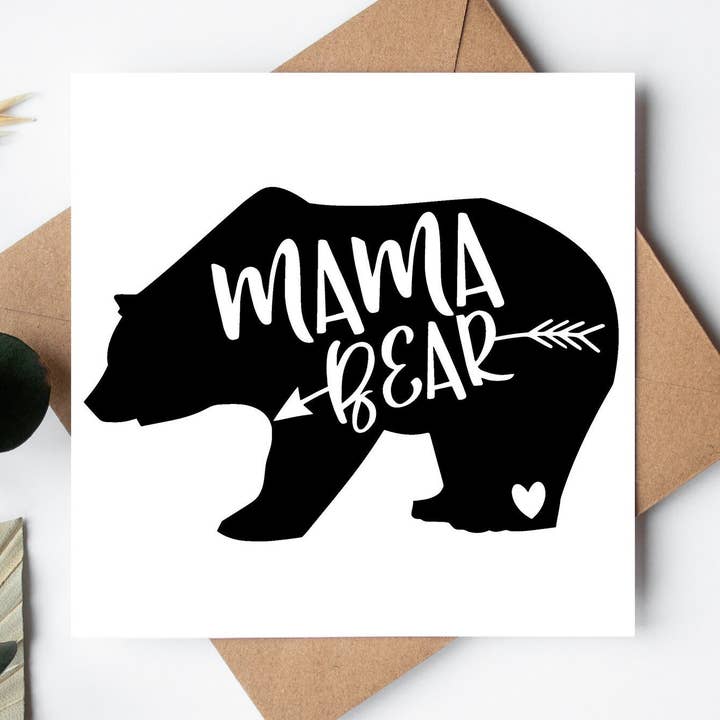 Biglietto di lusso Mama Bear - festa della mamma, compleanno della mamma per la vendita all'ingrosso da parte di Noble & Page
