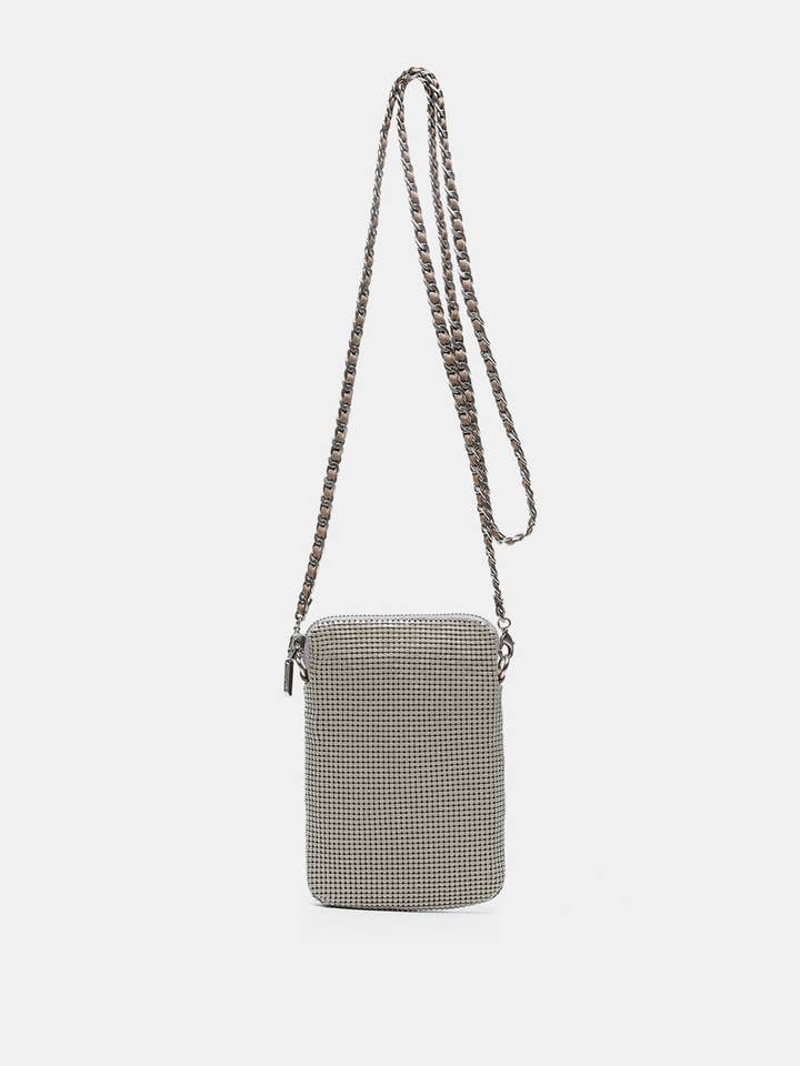 Borsa per cellulare in rete metallica per la vendita all'ingrosso da parte di Abbacino