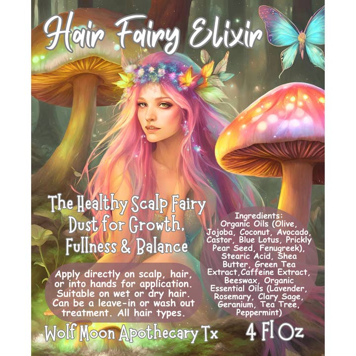 Wolf Moon Apothecary Tx - Wholesale Hair Oil - Hair Fairy Elixir | Natural | Organic | All Hair Types 2