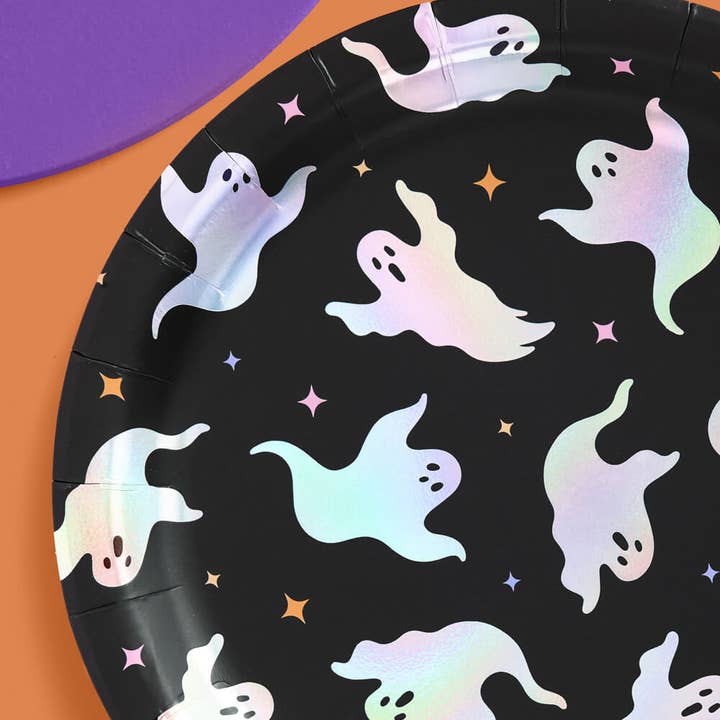 Petit Fetti - Wholesale Disposable Plate - Halloween Plates - 24 paper plates
