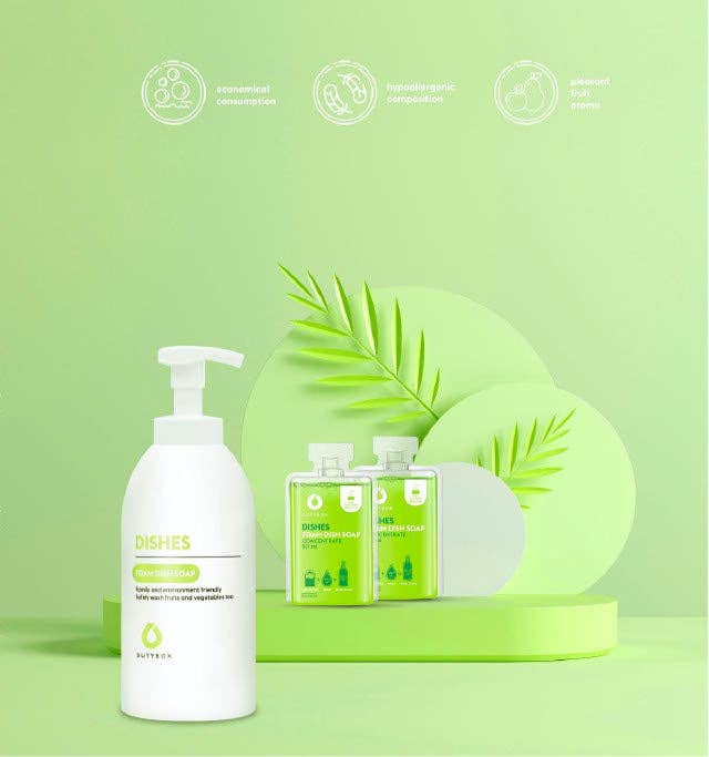 DutyBox - Wholesale Dish soap - DISHES Foaming Dish Soap Refills4