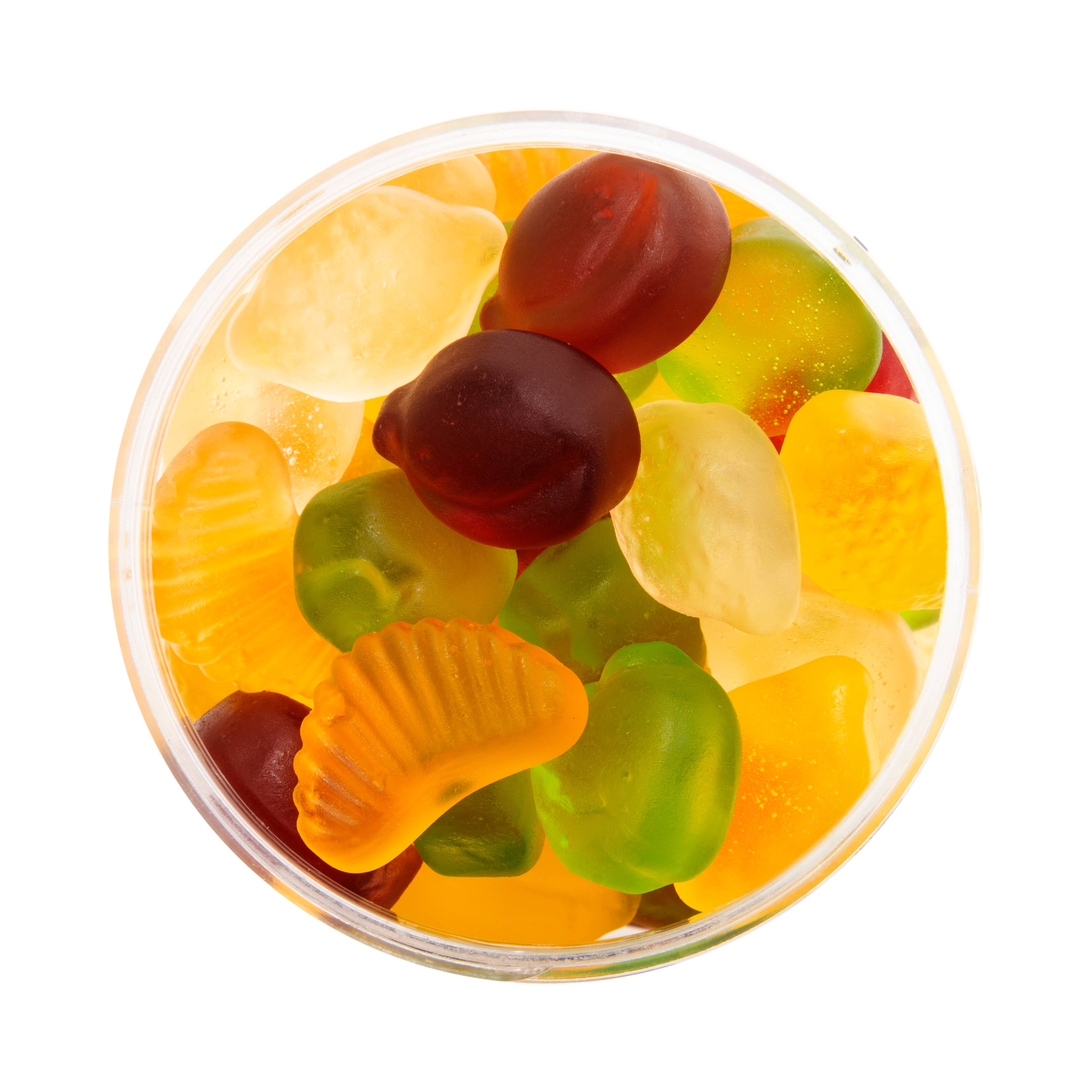 Candyhouse Ltd – wholesale Gummy – Sugar Free Fruit Salad Short Jar1
