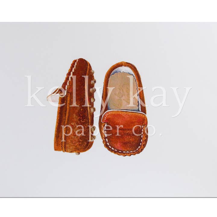 Art Print | Hyttesko (Baby Boy) for engroshandel hos Kelly Kay Paper Co.