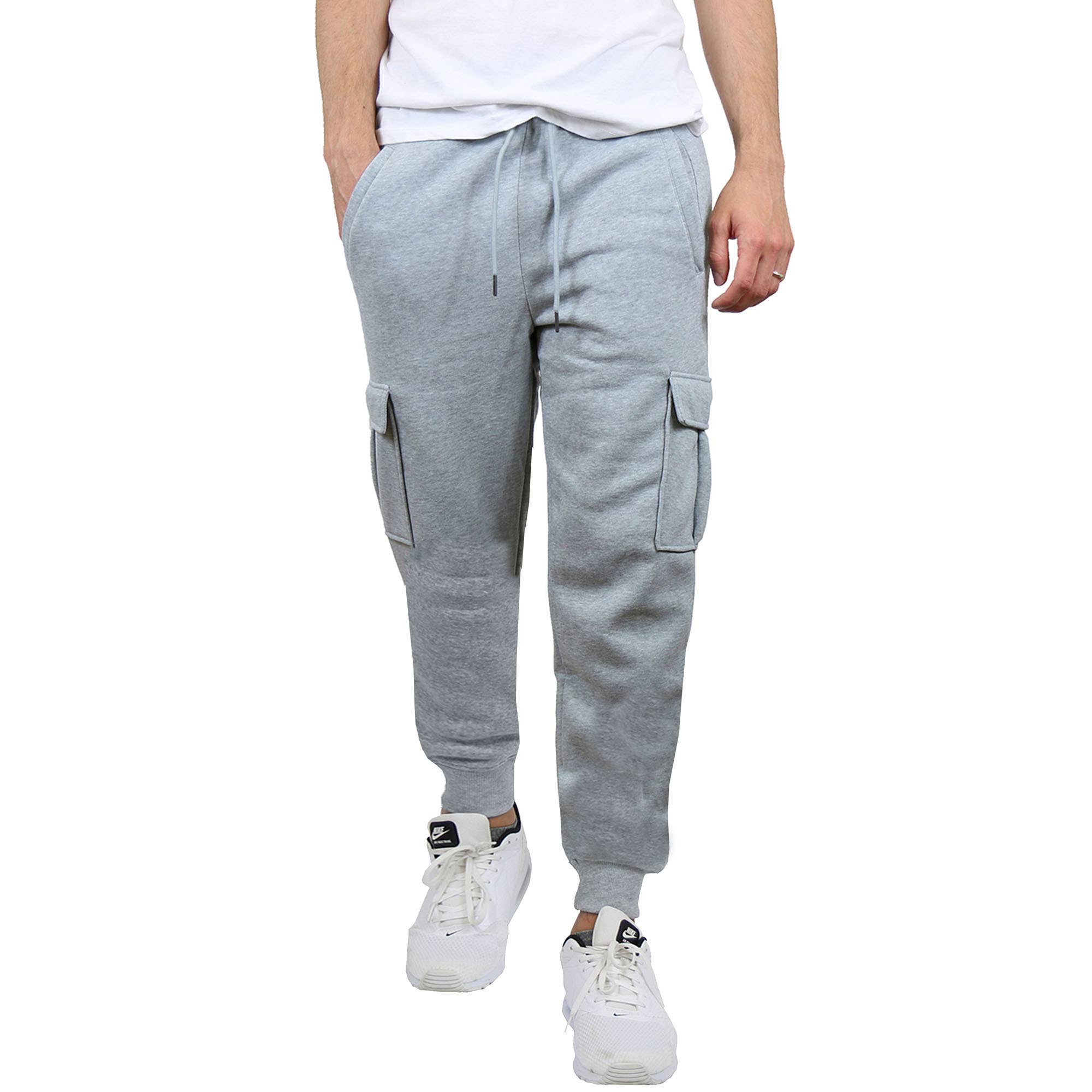Galaxy By Harvic - Wholesale Athletic Sweatpants/Joggers - Men's -  Men's Fleece-Lined Cargo Jogger Sweatpants2