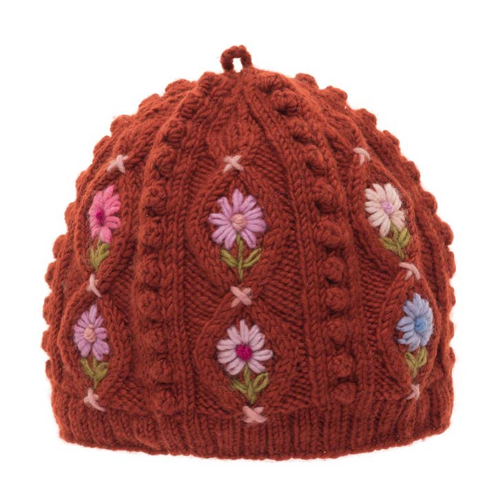 Cables and Bobbles Hat for wholesale by French Knot