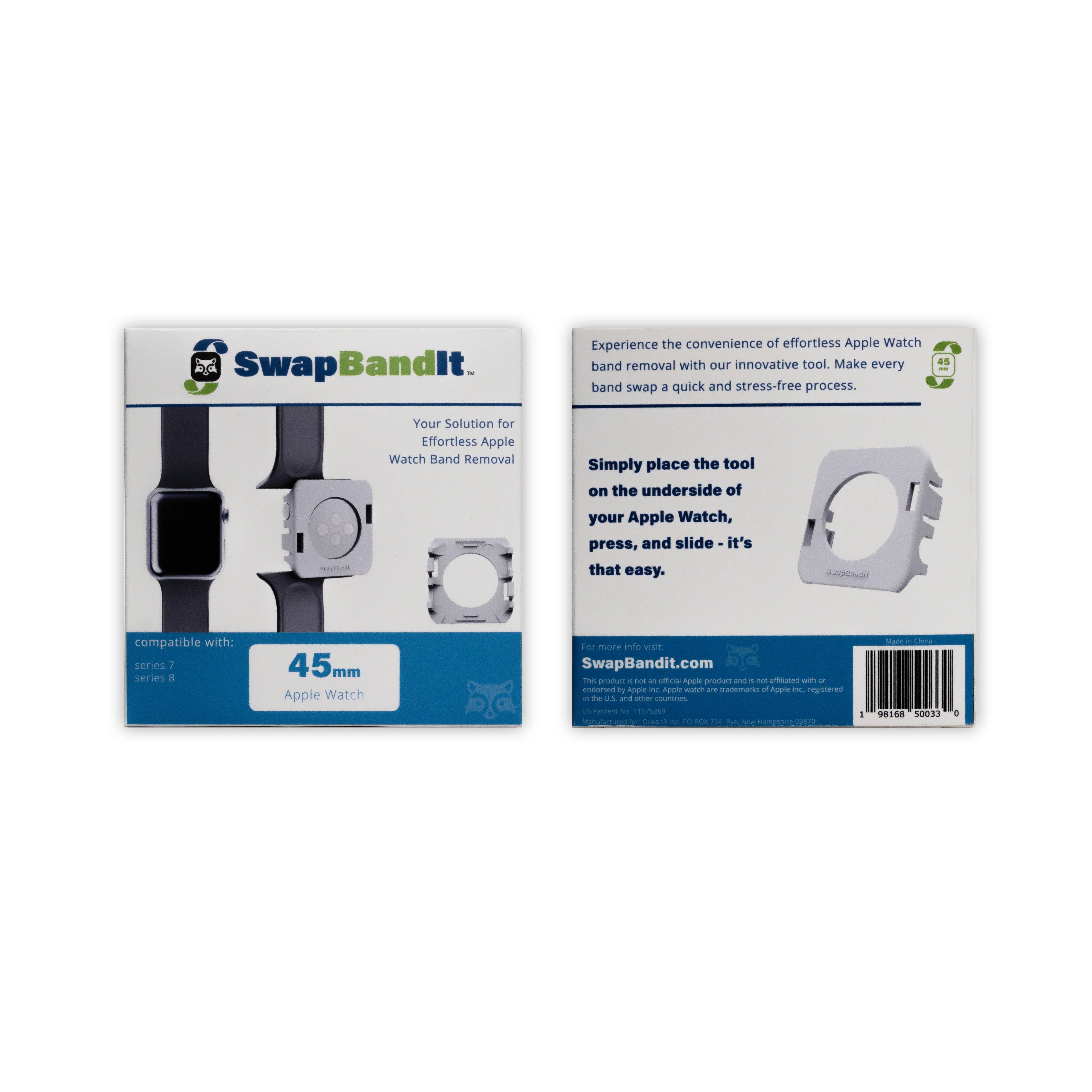 SwapBandIt™ - Vente Bracelet de montre – unisexe - SwapBandIt®-Accessoire de retrait de bracelet Apple Watch4