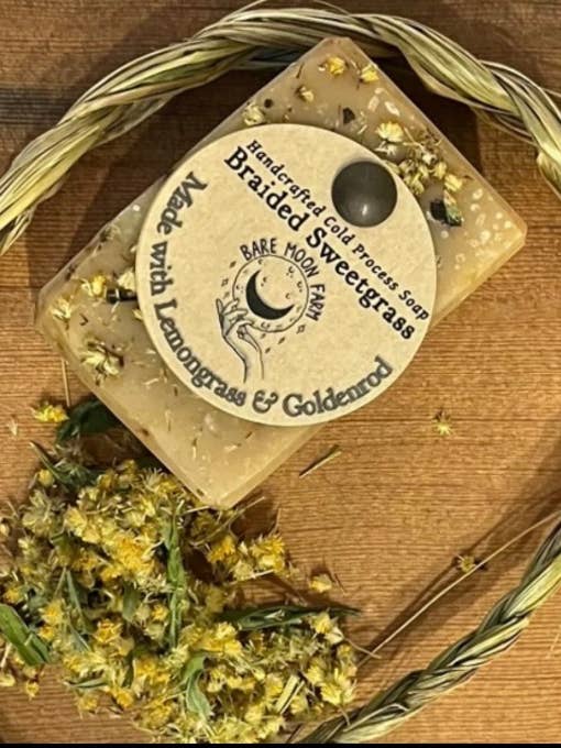 Geflochtene Süßgras-Seife für den Großhandel von Bare Moon Farm