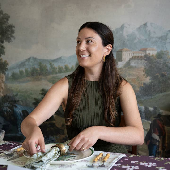 Studio E Bloom - Wholesale Dinner & Cloth Napkin - Botanical Heirloom Dinner Napkins2