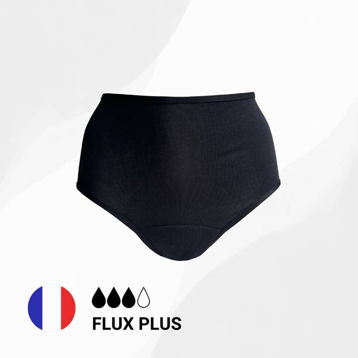 Braguitas menstruales de cintura alta Plus para venta al por mayor de Plim Underwear