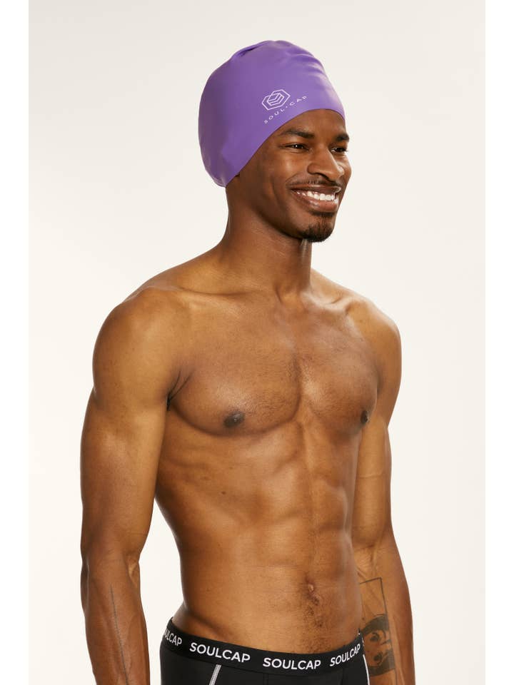 SOUL CAP – Großhandel Badekappe – Unisex – Voluminöse Schwimmkappe für Erwachsene – für langes, lockiges und volles Haar33