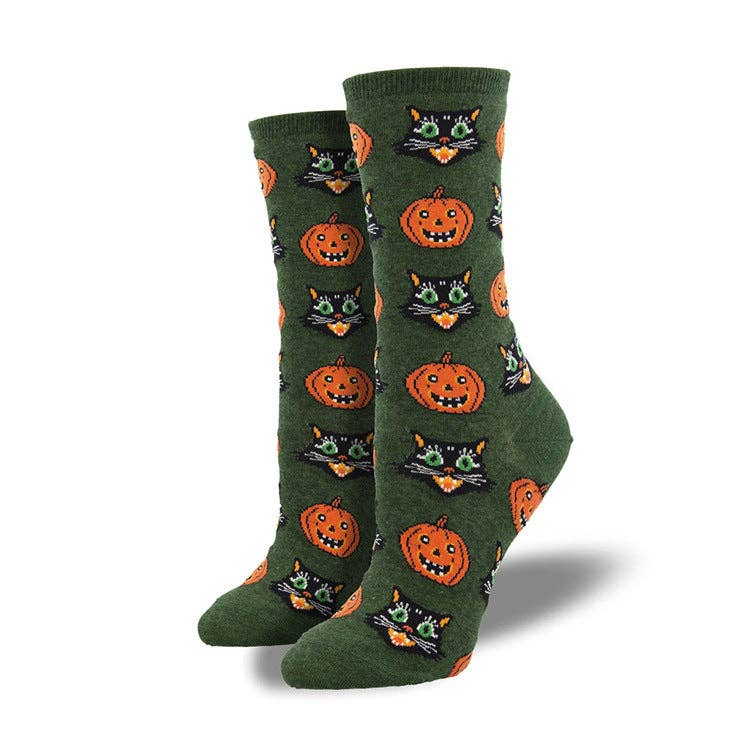 Tourtiwi - Wholesale Socks - Women's - Halloween Funny Jacquard Crew Socks3