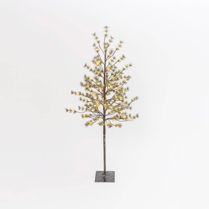 The Gerson Companies - Wholesale Artificial Christmas Tree - 59"H Electric Icy Pine Tree w/