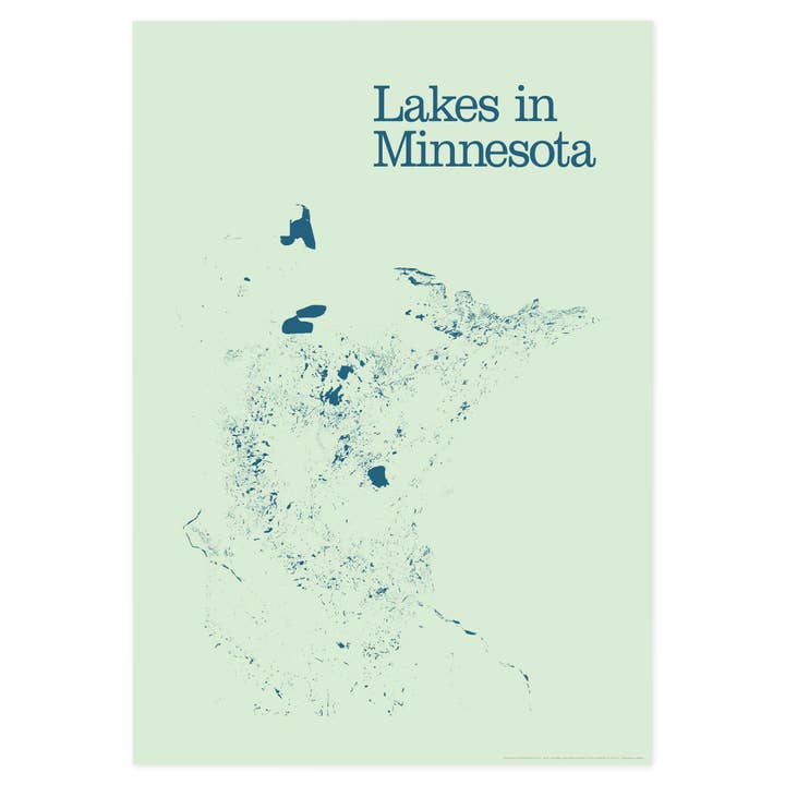 Lakes in Minnesota for wholesale by Scott Reinhard Maps