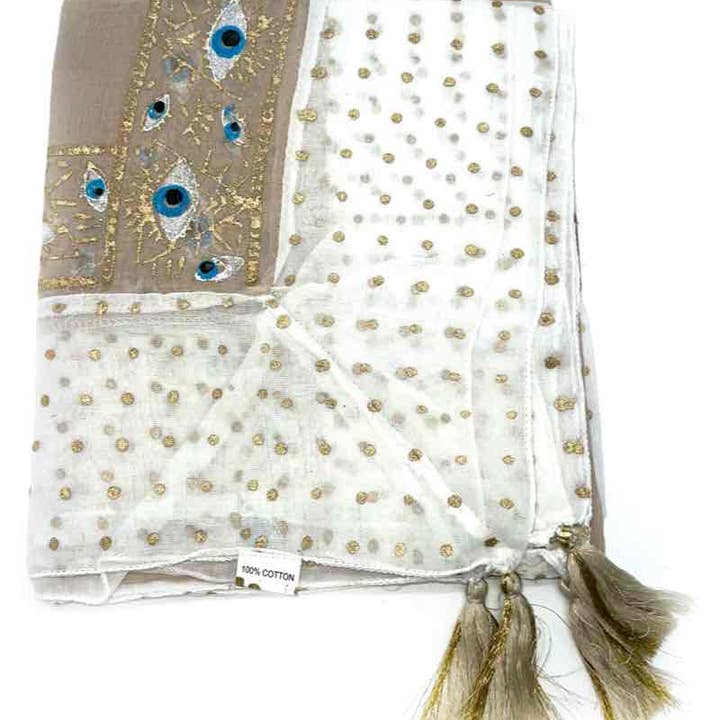 LINETA - Wholesale Scarf - Women's - C3 cotton India scarves