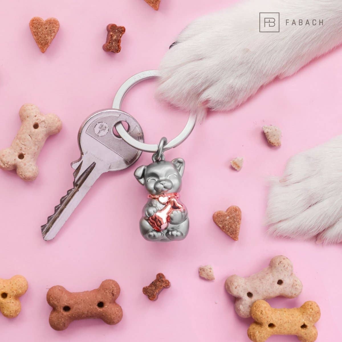 FABACH – Die Schlüsselanhänger-Schmiede - Wholesale Keychain - Unisex - “Puppy” dog keychain - cute puppy pendant - lucky charm and gift for dog lovers10