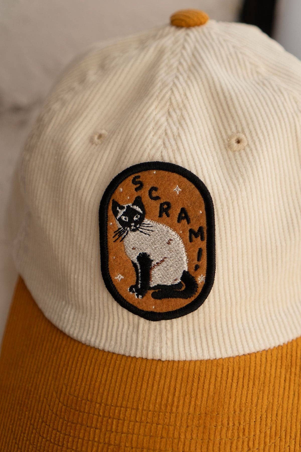 Stay Home Club - Wholesale Patch - Scram - Felt Sticky Patch1