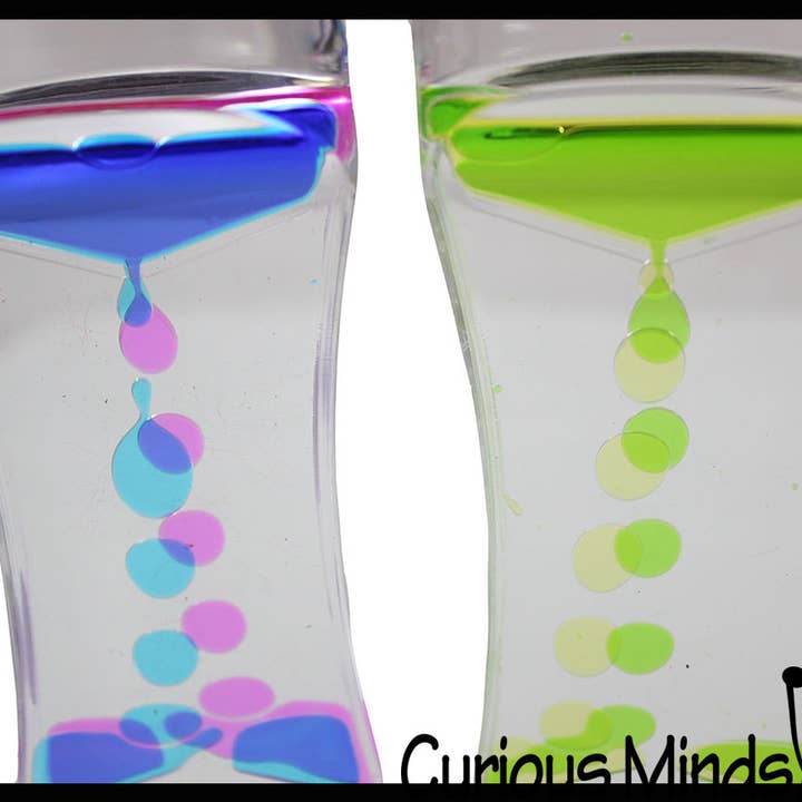 Curious Minds Toys - Wholesale Fidget Toy - Kids - 1 Liquid Dripping Timer - Calm Down Jar - Soothing and Calmi7