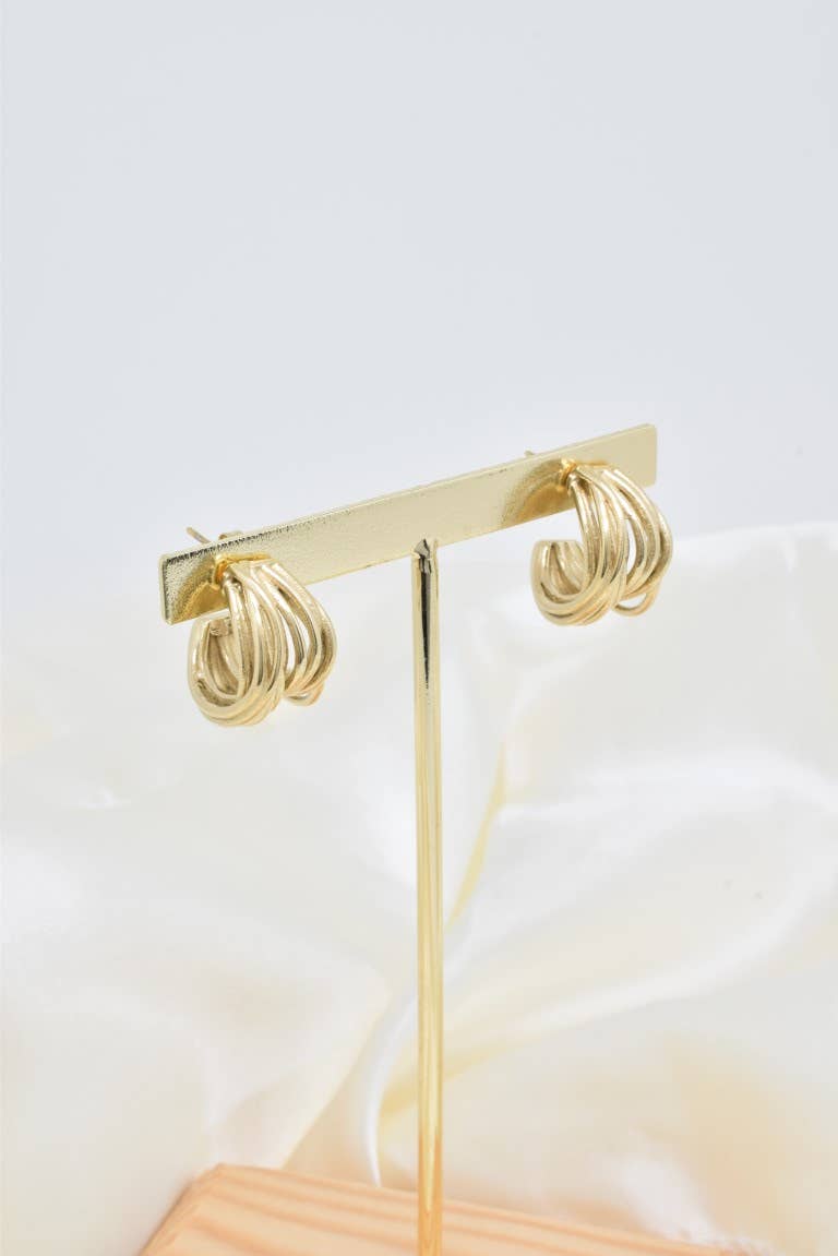 Kapyco - Wholesale Hoop Earrings - stainless steel creole earrings -BO1003062