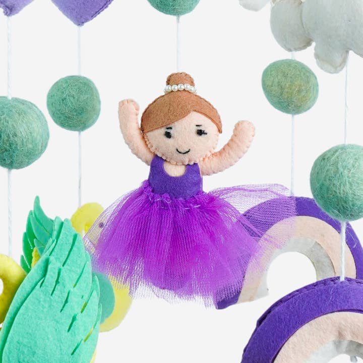 Ash and Vi - Wholesale Baby Mobile - Swan Song Carousel – Handmade Cot / Crib Mobile 3