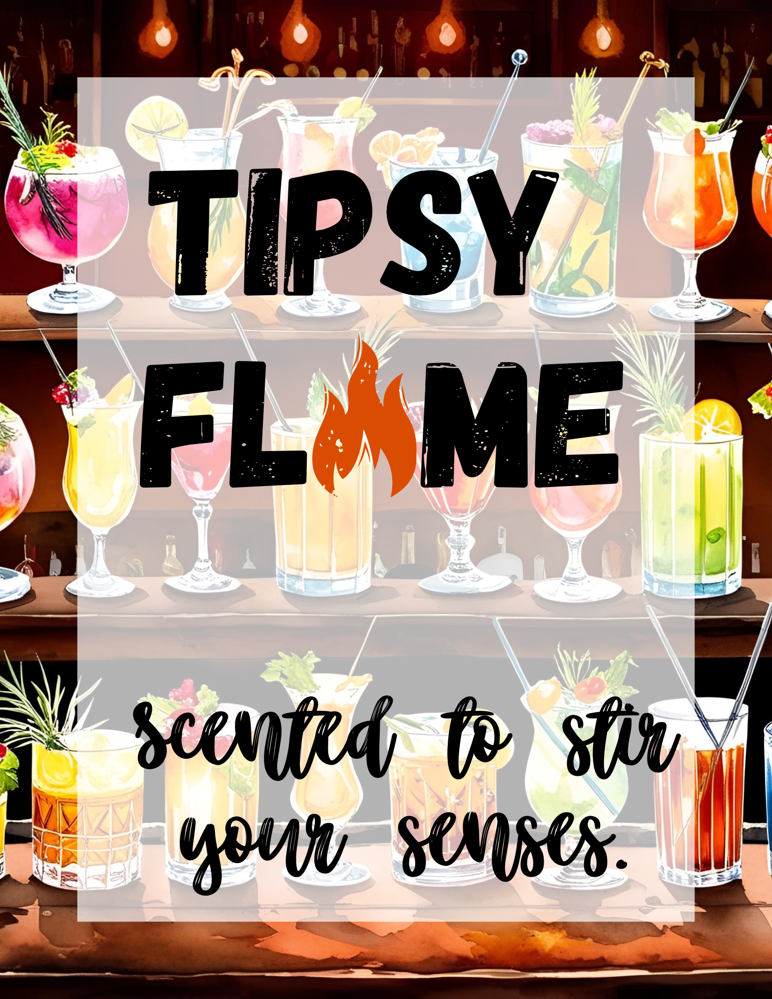 The Vintage Flame Candles - Wholesale Jar/Filled Candle - Mint Mojito - Tipsy Flame Collection  1