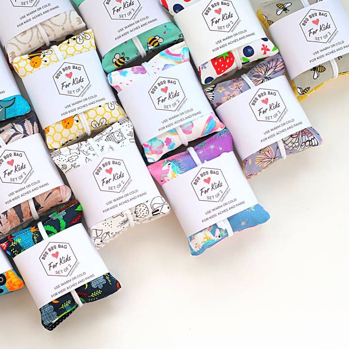 SaidoniaEco - Wholesale Hot/Cold Compress - Boo Boo Bag For Kids ⋆ Hot Cold Rice Pack Minis Assorted 2pc4