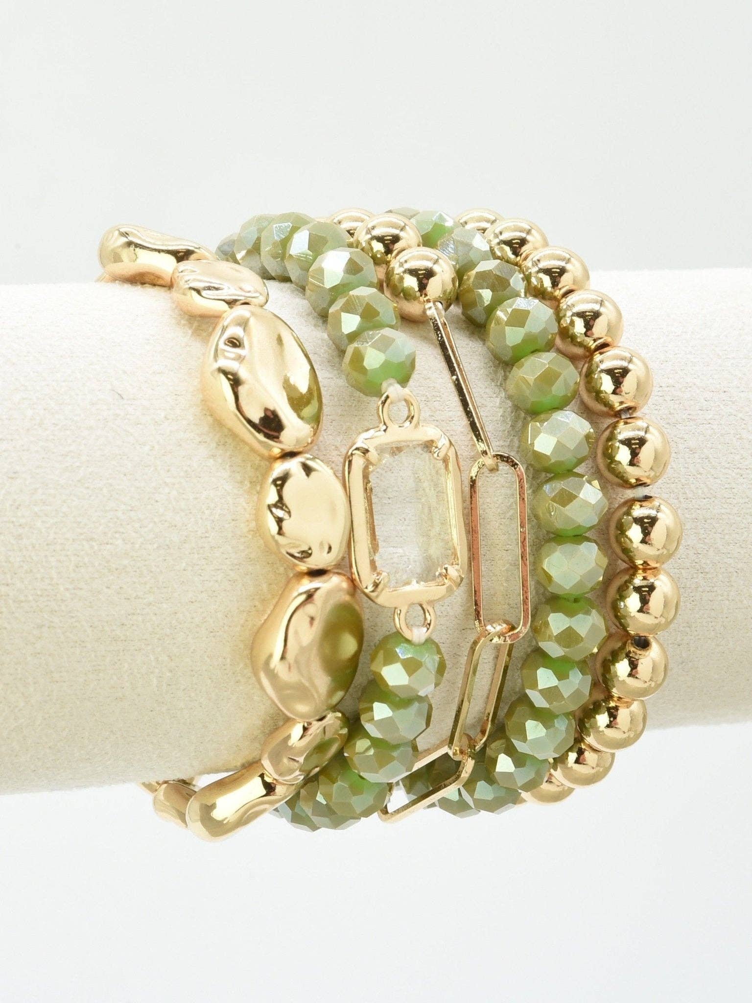 MiMi Wholesale - Wholesale Jewelry Set - CB2191 5 Piece Beaded Bracelet Set10