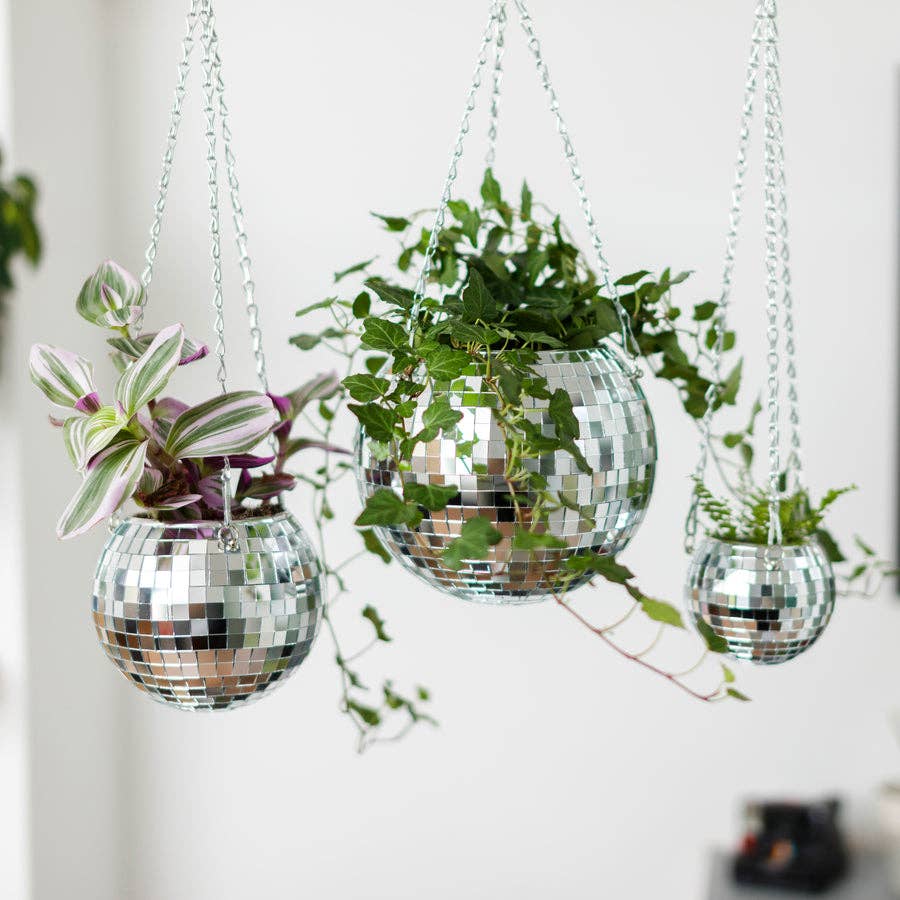 Bubblegum Stuff US - Wholesale Hanging Planter - Disco Ball Hanging Planter 8-inch | Home & Lifestyle Gift5