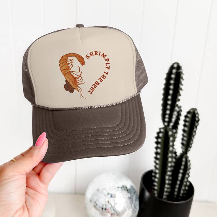 Shrimply the Best, Boné de Caminhoneiro Shrimp Cowboy por atacado de Cluster Funk Studio