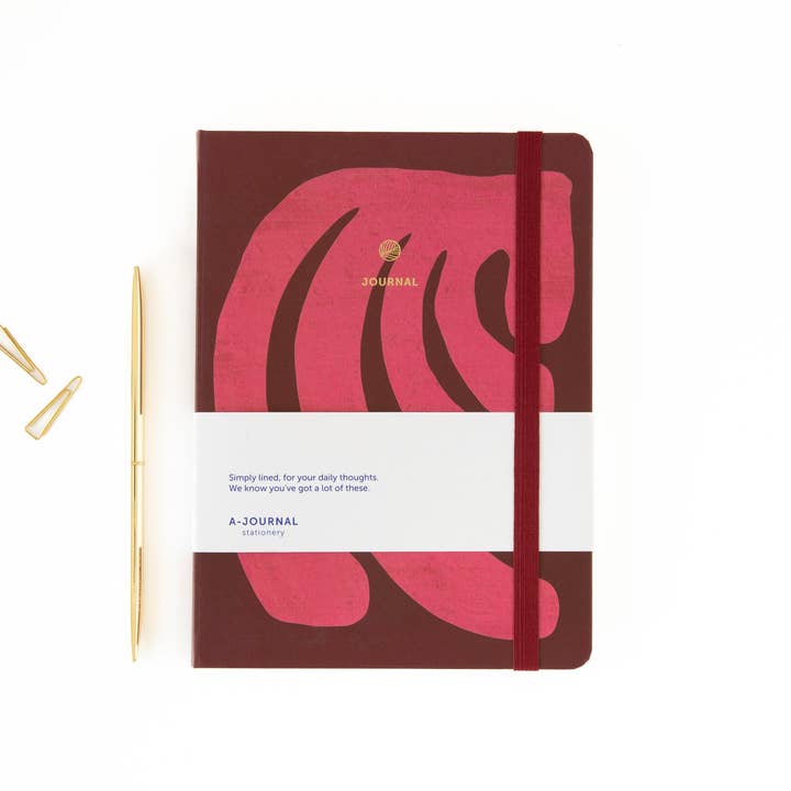 A-Journal Stationery - Wholesale Notebook - A-Journal Notebook Collage Pink2