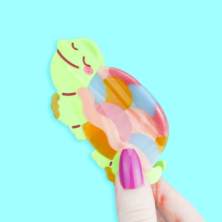Turtle, Colorful, Hair Claw, Hair Accessory, Cute, Hair Clip for wholesale by Turtle's Soup