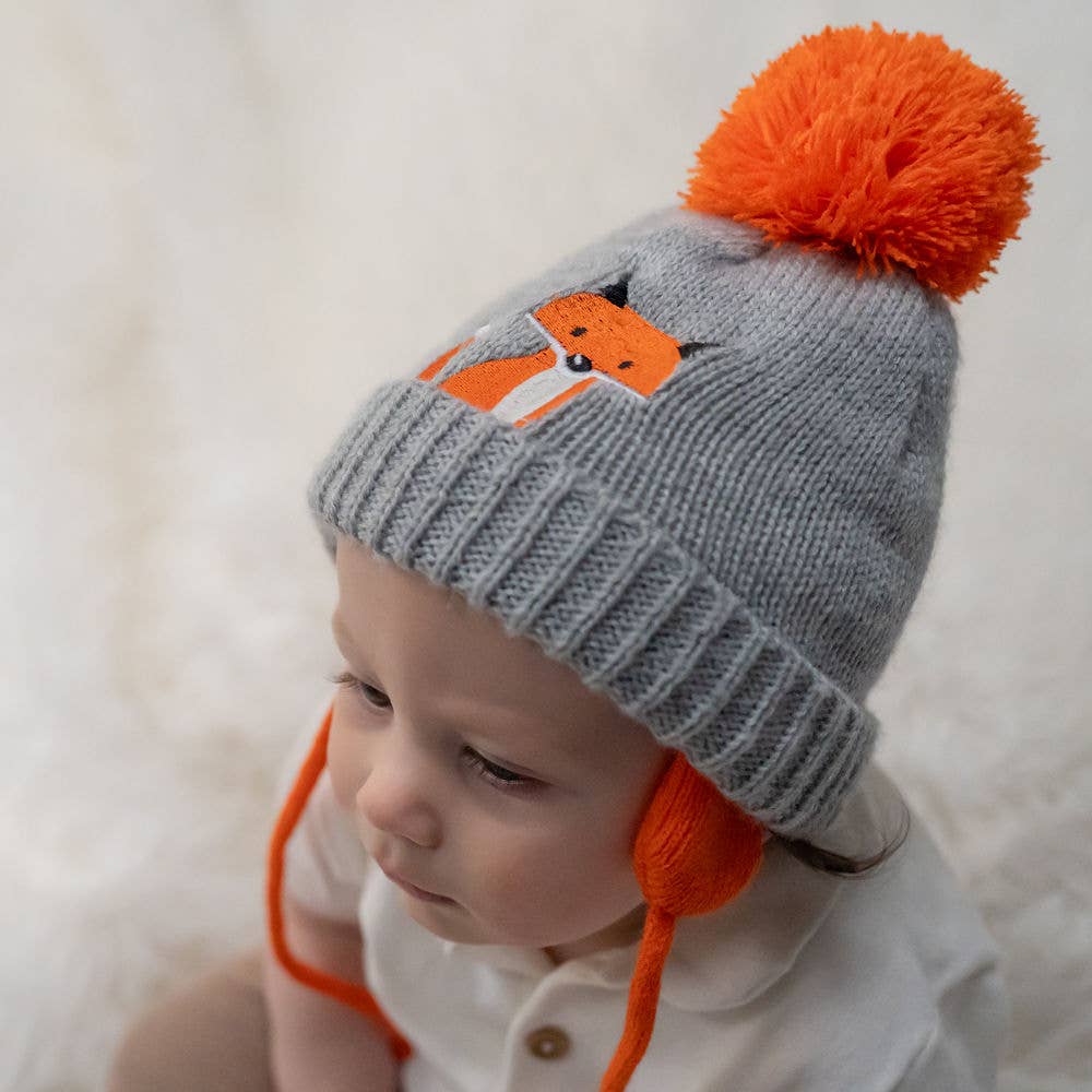 Ziggle Baby - Wholesale Winter Accessory Set - Kids - Fox Wooly Hat and Mittens3