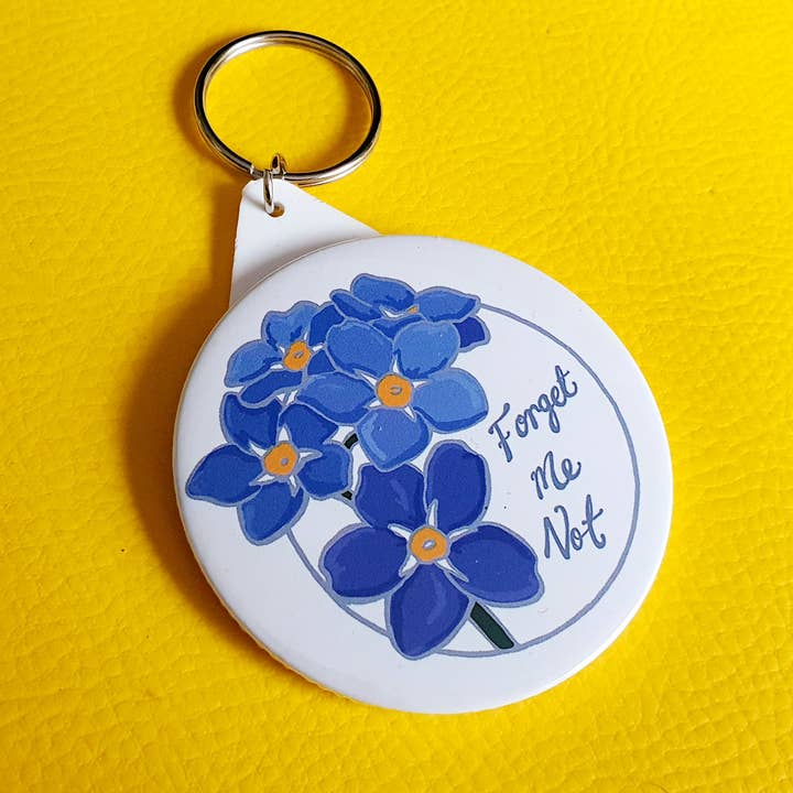 Hashley Art - Wholesale Keychain - Women's - Forget me Not Keyring1