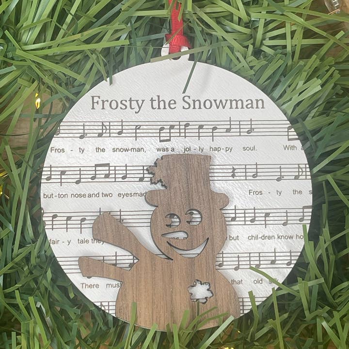 Michigan Proud Gifts - Wholesale Ornament - Sheet Music Christmas Ornament