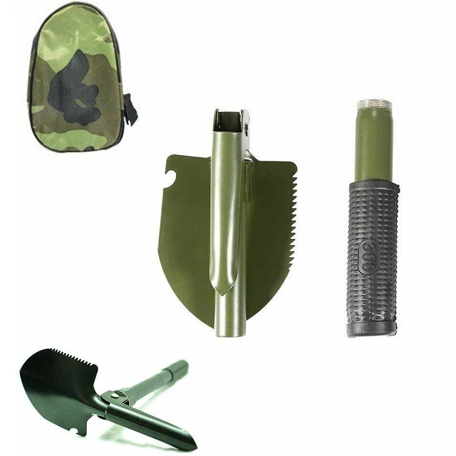 Tsyware - Wholesale Garden Tool - Mini Foldable Military Folding Shovel 7-in-1 Multi-Function1