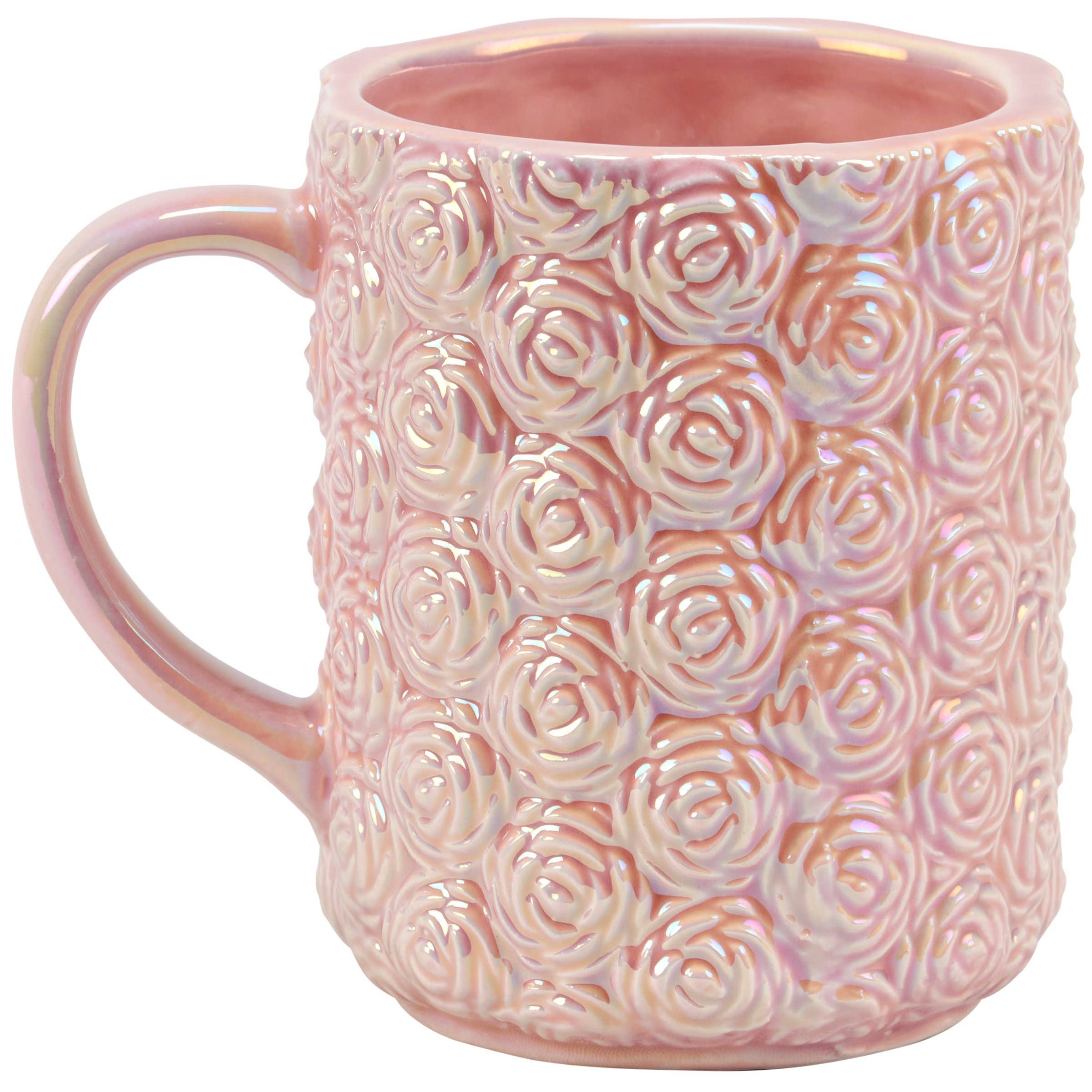 Primitives by Kathy - Wholesale Coffee Mug - Pink Roses Mug1