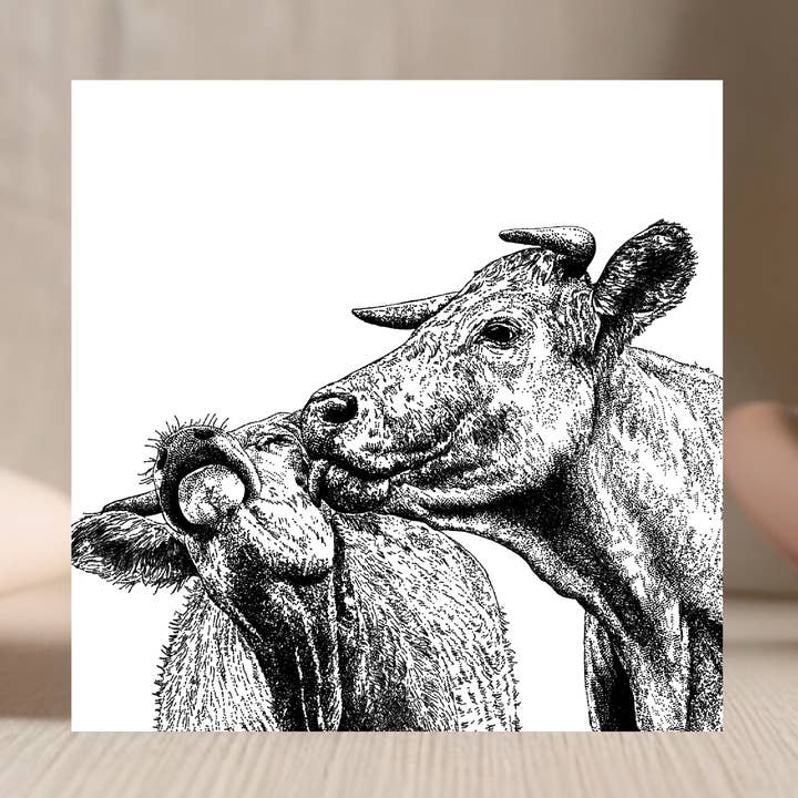 Udderly In Love Card for wholesale by Dots Allowed