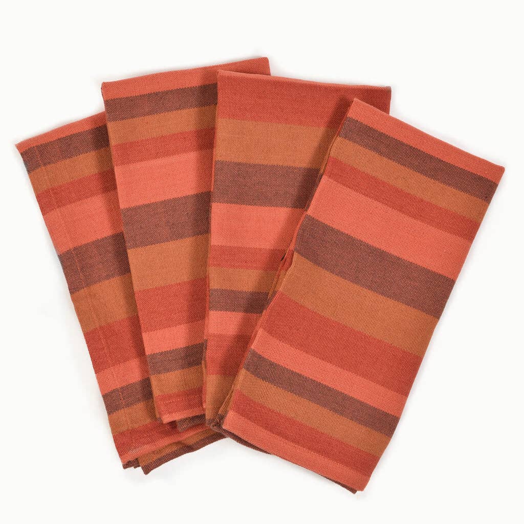 Mayamam Weavers – wholesale Dinner & cloth napkin – Handwoven Striped Cloth Napkins12