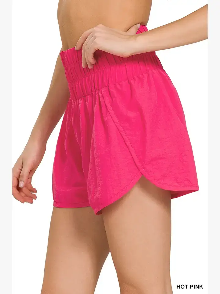 42POPS - Wholesale Athletic Shorts - Women's - `. Windbreaker shorts w/ lining & mesh pocket32