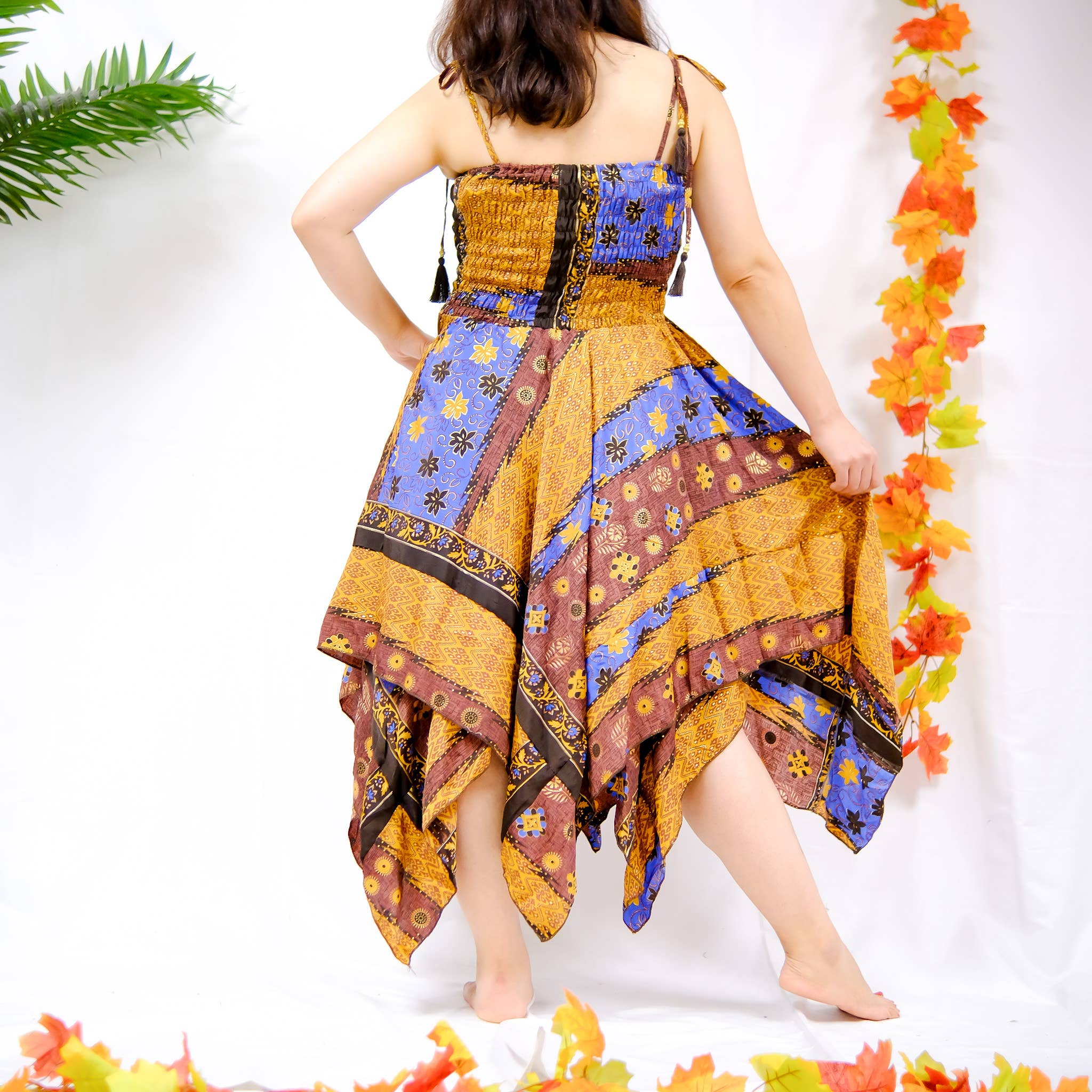 Karma Nepal Crafts – Vestido - Mulher por atacado – Vestido Pixie Boho6