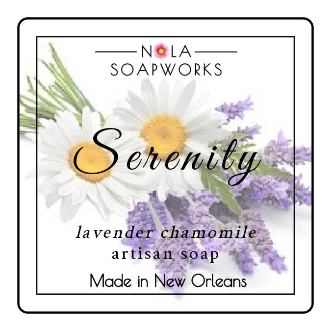 Essentially NOLA Soap Works - Wholesale Bar Soap - Serenity - Lavender Chamomile Soap with Coconut Milk - 5 oz