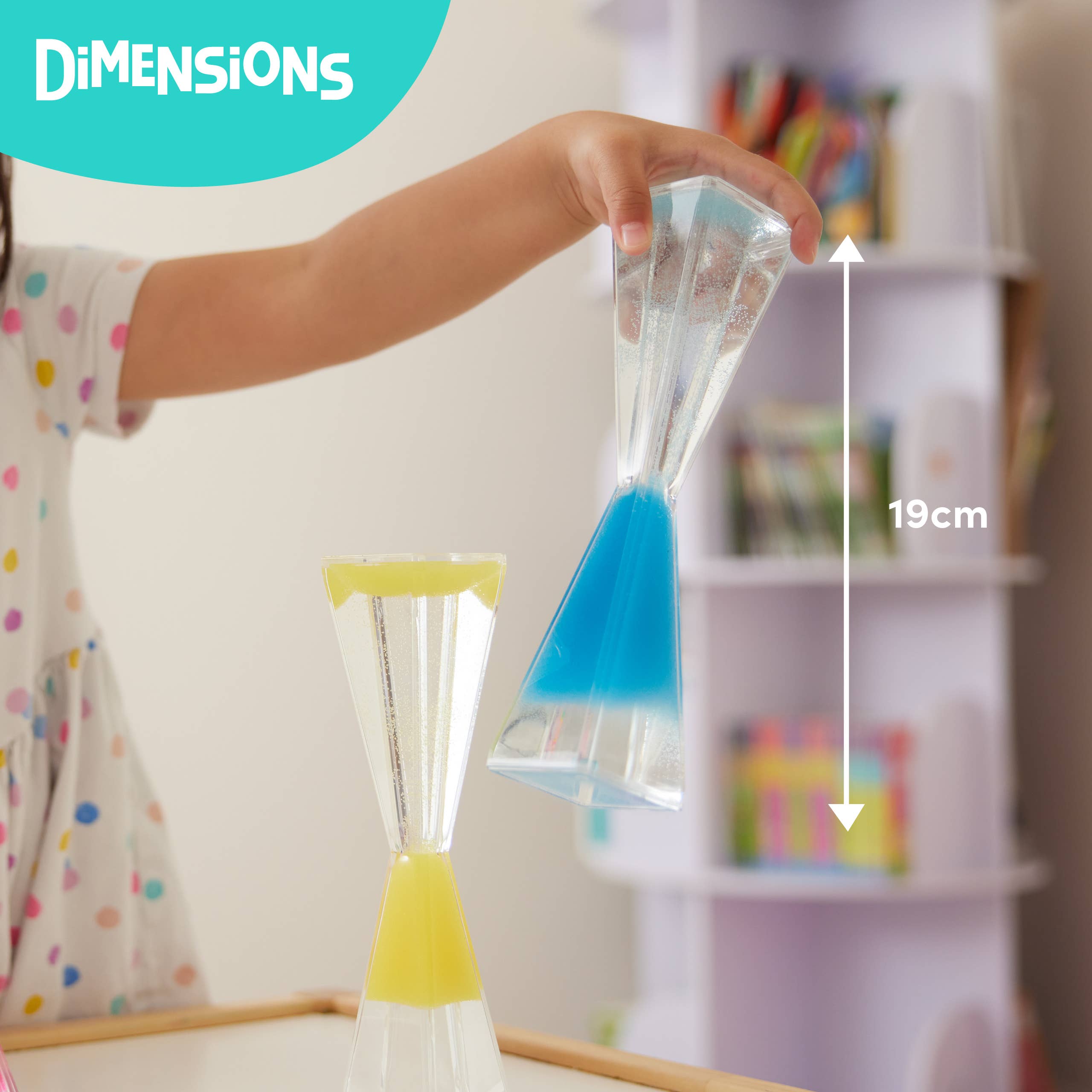 The Twiddlers – wholesale Timer – Flytande Anti Gravity Motion Timer Pack med 3, Lugnande sensorisk5