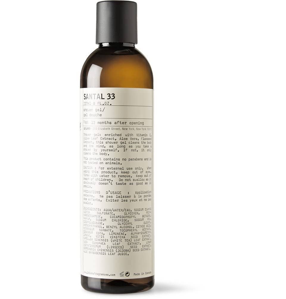 MEHIAZ - Wholesale Body Wash/Shower Gel - Le Labo Santal 33 Shower Gel - 8 oz0