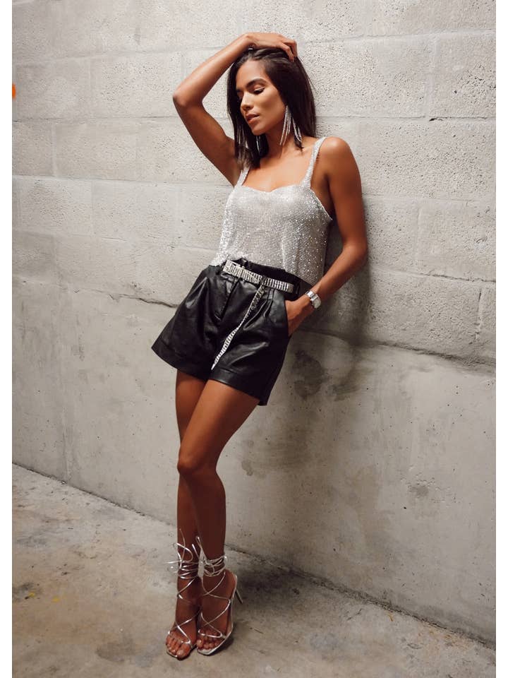 Shoes By Alexandria Brandao - Wholesale High heels – Women’s - Ana Silver Heels1