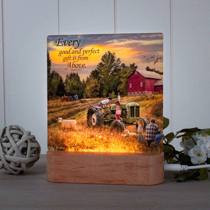 Gift from Above with Scripture LED Nightlight for wholesale by Glow Decor