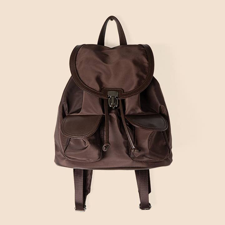 Dipped Shop - Wholesale Backpack – Women's - Trendy Drawstring Multiple Pockets Portable Backpack DP25E9253